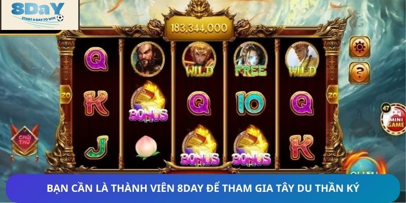 Bạn cần là thành viên 8Day để tham gia Tây Du Thần Ký