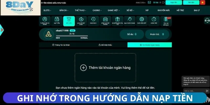 Ghi nhớ 5 lưu ý quan trọng để giao dịch nạp tiền an toàn tuyệt đối