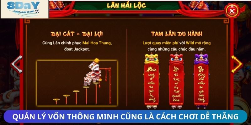 Quản lý vốn thông minh cũng là cách chơi nổ hũ lân hái lộc dễ thắng