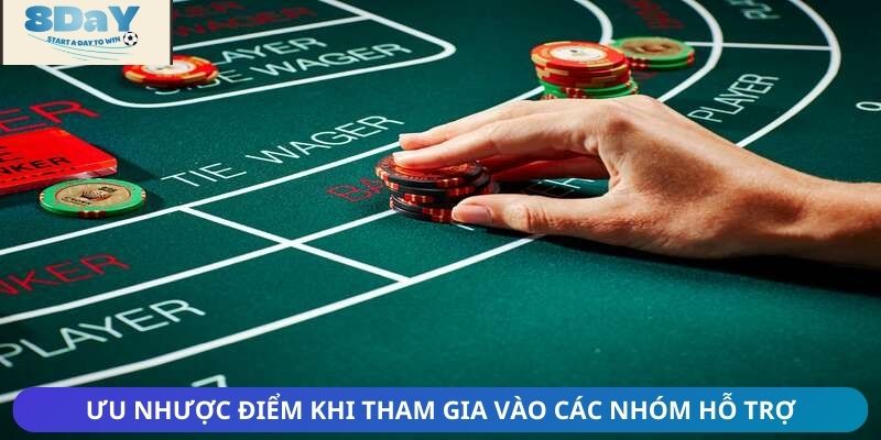 Ưu nhược điểm khi tham gia vào các nhóm hỗ trợ